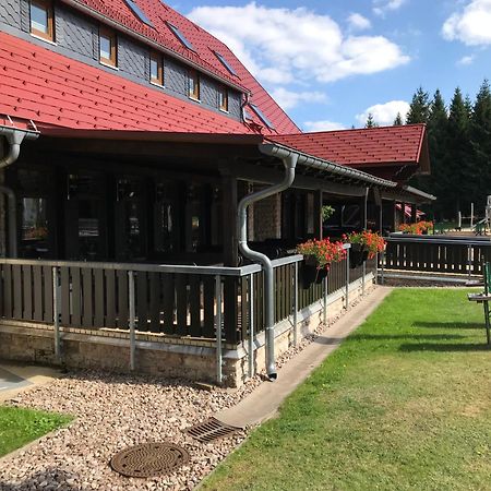 Berggasthof Heuberghaus, Direkt Am Rennsteig Friedrichroda Exterior foto